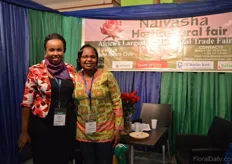 Joyce Mwende of Royal FloraHolland and Agnes Njoi of Naivasha Horticultural Fair. This year's event shall be held from the 23rd - 24th of September 2016.