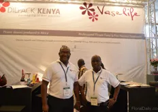 Zack Gichane of Dilpack Kenya and Stephem Gachoki of Vaselife.