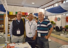 Sngus ker of Tradecorp, Mahesh Gharma of Elgon Kenya and Richard McGonnel of WAC International.