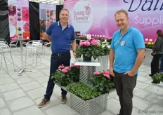 Michael Ellegard from Young Flowers and Hans Hendrik from Dalina Genetics, presenting together at Moerheim New Plant.