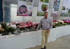 Kees Eveleens from Horteve Breeding. The breeding of hortensia's has gained more and more attention of the breeding society in general over the last years, and Horteve is one of its forerunners. More and more varieties come to the market, which truly are, in color, form and shape, distinct from the traditional ones.