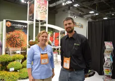 Delilah Onofrey and Andy Bame of Metrolina Greenhouses.
