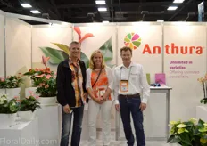 Wim de Bruyn and Annet de Bruyn of Mountiain View Nursery were also visiting the show. They grow anthuriums in a 3,5 ha greenhouse in California and were therefore visiting Anthura.