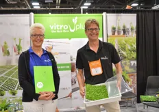 Ellen Kraaijenbrink and John Bijl of VitroPlus. This year, they are celebrating their 25th anniversary at the Cultivate.
