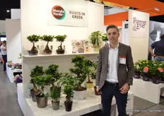 Kees Bakker van Mondo Verde, a company importing bonsai trees from the far east and supplying them to companies all over Europe
