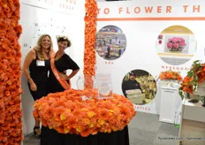 Beata Dudczak en Anita Kociubinska from OZ Flowers. OZ is proud to say they are the biggest suppliers of ornamentals to the Polish market. It goes without saying the want to keep it this way.