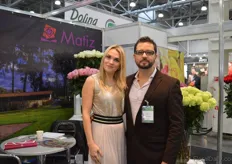 Natalya Pykanova and David Espinosa of Matiz. These Ecuadorian growers are operating on the RUssian market since 2014. According to Espinosa, the situation in Russia is improving and this could be due to the recent weather issues the South American growers had to deal with. It has been very cold at night and there were less light hours. More on this later on FloralDaily.
