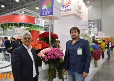 Maca and Humberto Rogozhin of Luxus Blumen. They grow roses in a 10 ha greenhouse and are on the Russian market for 10 years now. According to them, the situation in Russia is more stable than it was last year.