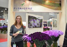 Monica Useche of Florigene. According to Useche, the exchange rate is still hurting a lot of growers, but it is more stable now and might be recovering a bit. This year, Florigene have had a better year compared to last year.