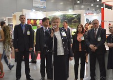 The opening ceremony on the first day.