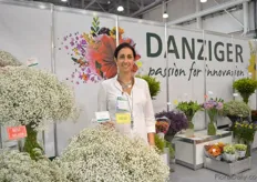 Anat Moshes of Danziger presenting their new Cosmic flower along with more varieties. According to Anat, the Cosmic flower is more white than the existing an popular Xlence.