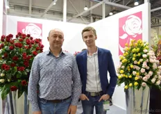 Ravil and Pavel of World of Flowers, a Russian rose grower
