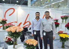 Ravi Patel and Naren Patel of Subati Flowers. This Kenyan rose grower will add a 20 ha sized greenhouse to grow herbs. More on this later in FloralDaily.com.