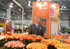 Hartmut Pein of Rosen Tantau. According to Pein, the Russians are open for novelties, the garden type rose, for example is popular. Besides that, he also points out that the local production increased since the crisis.
