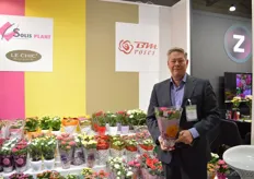 Adwin van Loenen of BM Roses. For the fifth time they are exhibiting at the FlowersExpo.