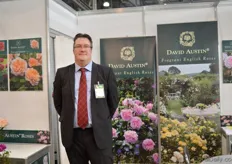 Aivars Mirseps of David Austin, a rose breeder.