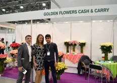 Andrew Gok of GOlden Flowers, Naila of M&M Flor and Kanan of Golden Flowers.