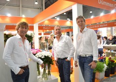 Wilco Verkuil, Ted van Dijk and Rick Minck of Dümmen Orange.