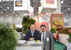 Leonid Chigirinsky and Vyacheslav Svishchov of Enigma Flowers. The import flowers from all over the world and they are noticing an increasing demand for Kenyan Flowers.