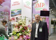 Christoph Rutkowski of JMP Flowers, a large polish grower of phalaenopsis, cut roses and cut anthuriums. They own 17 shops in Poland and opened a filial in Russia three years ago.