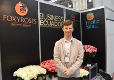 Yevgueniy Velez Kolecinsky of Business Ecuador. He is a broker of Pacific Sun, ValleVerde and Foxy Roses.