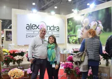 Jose Azout and Catalina Jimenez of Alexandra Farms.