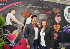 Anna Chernyavsky and Ayala Zilberman of Danziger. The danziger plants are being supplied by Three A through the italian Podere Luen.