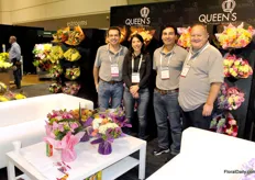 Queen’s Bouquet Network imports and distributes over 500 million sterns per year and offers nearly 30 flower types under their product brand Benchmark Growers. On the PMA, they were represented by Susana Vargas, Juan Carlos Garavito, Carlos Bermudez and Michael Adiletto.