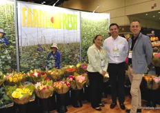Farm Fresh Flowers Miami is represented by Mark Frank, Rosy Watler and Carlos Mahecha. Their specialty bouquets are ordered and followed easily online.