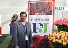 "S. Thirumalai of PJ Dave. This Kenyan grower supplies about 70 percent of its flowers to the auction and about 30 percent direct. They want to increase their direct sales, about 50-50, and is therefore exhibiting at the IFTF. "Here we can meet the direct clients."