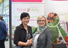 Margit Herbeth and Eva Olbrich of Christmas world were visiting the show.