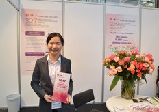 Mae Law of Flower Expo China. This exhibition will be held in Guangzhou, China, from March 13-15, 2017.