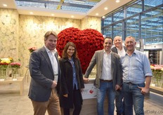 Ruud Klasens, Lina Restrepo (Schreurs Colombia), Santiago Torres (Schreurs Ecuador), Haiko Backer (Schreurs East Aftrica) abd Peter Schreurs.