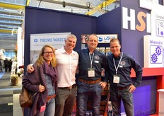 Heike and Rainer Kibbel of Original LÖWE, Nico van der Spek and Jos Roodenburg of HSI.