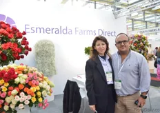 Alexandra Molina and Jaime Andino of Esmeralda Farms.