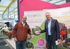 Michael Unger and Frank de Greef of Fleurizon were also visiting the show.