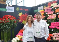 Helena Mate de Rodriguez and Jaime Rodriguez of Jaroma Roses.
