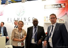 Michelle Verwiel, Barnaba Rotich and Eric Kerklaan of Dudutech. This Integrated Pest Management company from Kenya with an office and distribution center in the Netherlands, is increasingly gaining a foothold in the European market.