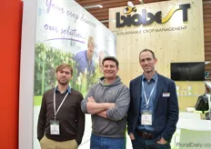 Fonny Theunis, Neal Ward and Koen van Esen of Biobest.