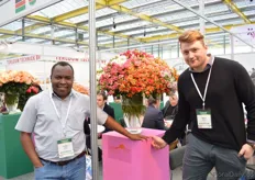 Philip Kitumu of Harvest Limited and Adam Welsh of Harvest Flowers.