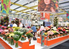 The large booth of Dümmen Orange.