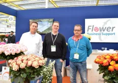 Phil Kruger, Wouter Dem Dulk and Jaap Snijder of Flower Business Support.