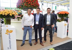 Hugo Lifuentes, Jelle Posthumus and Jeroen van Marrewijk of United Selections.