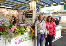 Alice Maina and Mary Kaani of The Flower Hub.