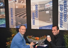 Siebe Duivenvoorden of Celtic and Patrick Herbert of Koppert Biological Systems.