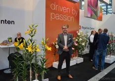 Eric Maessen from Royal van Zanten. The company was presented both here and at the Trade Fair - but at the IFTF the bulb took center stage