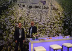 "Theo de Graaf and Jos van Baalen from Van Egmond Lisianthus. "The lisianthus is still a relative small product, but has potential to seriously increase its market share."