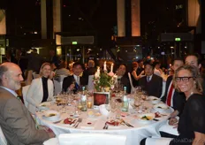 Table with individual guests, including people from GreenTech, AIPH, Royal Brinkman and Japan Landscape contractors