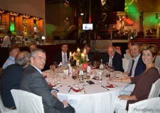 The Van den Berg Roses and Costa Farms table. Costa Farms won the AIPH IGOTY 2016 award.