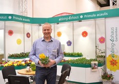 Günter Kemper of ebbing-lohaus holding the Sibel Golden Yellow.